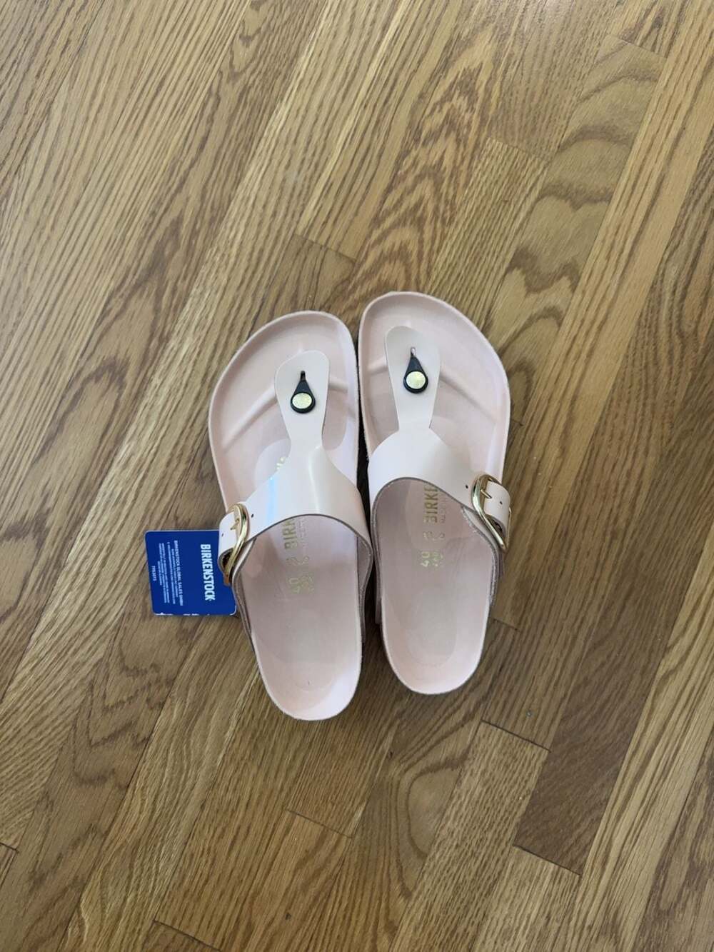 Birkenstock Gizeh Sandals Pale Pink Size 40